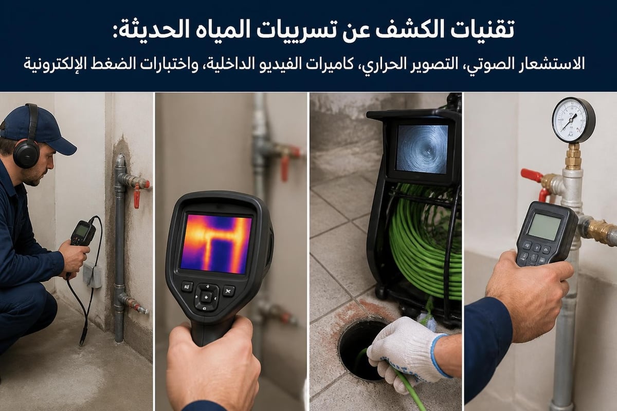 طرق كشف التسريبات