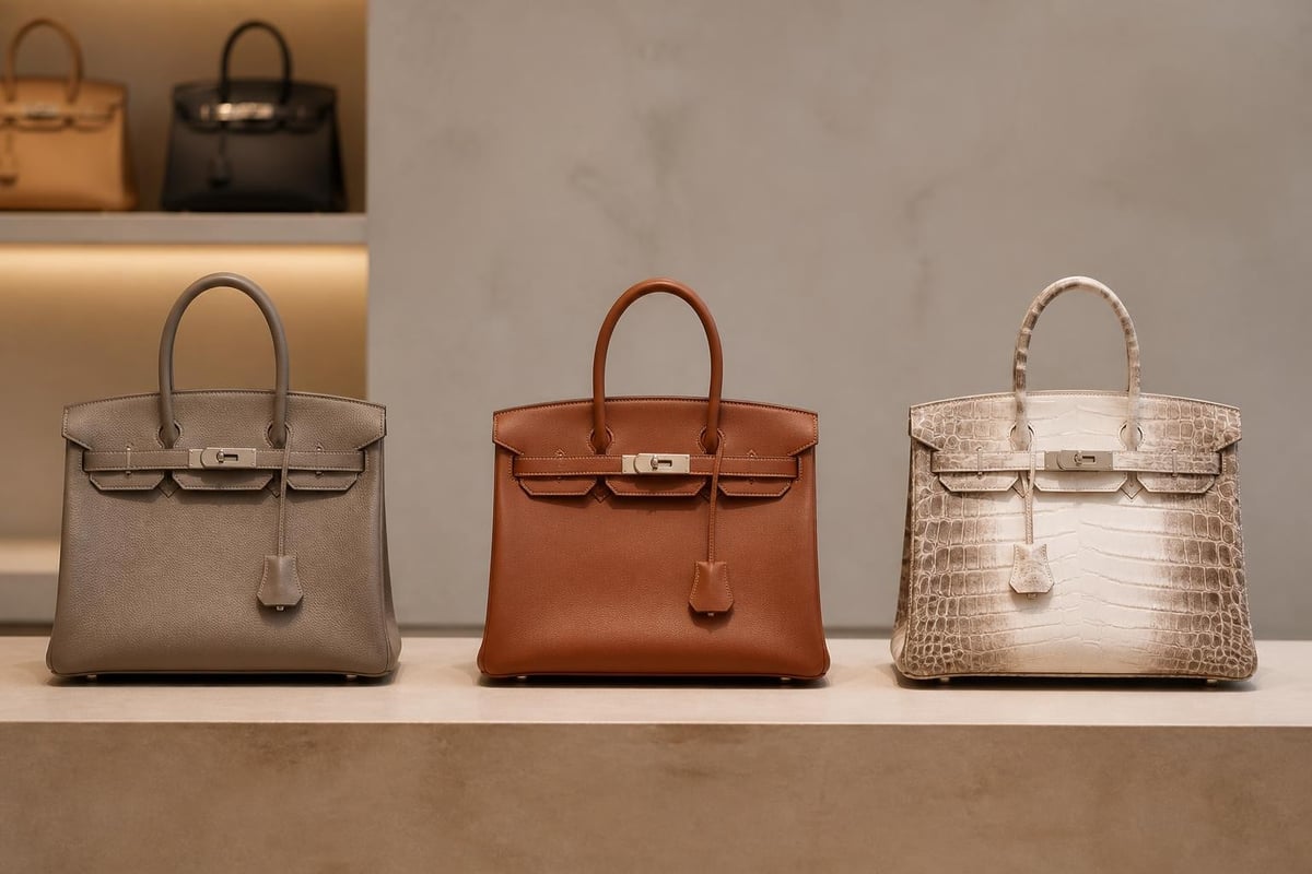 Birkin bag leather types and price hierarchy