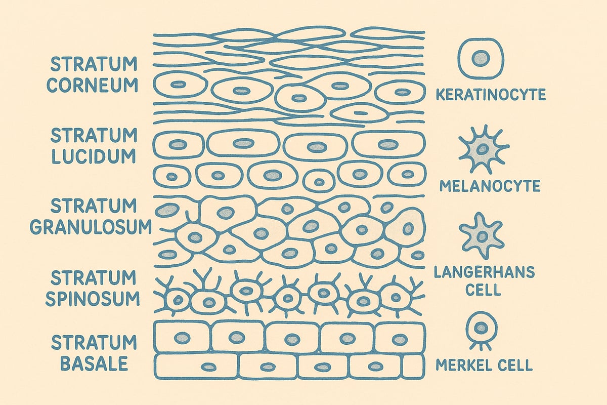 Epidermis: Opbygning, Celletyper og Regeneration
