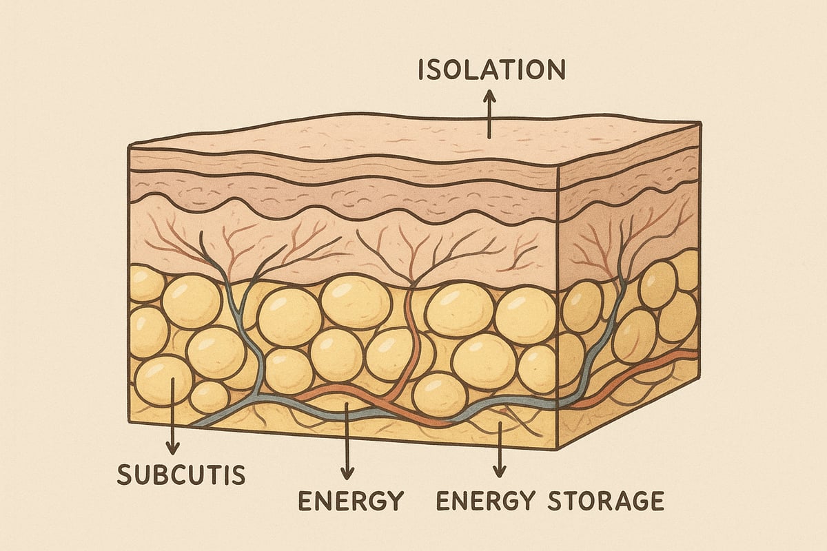 Subcutis: Fedtvæv, Isolering og Energilagring