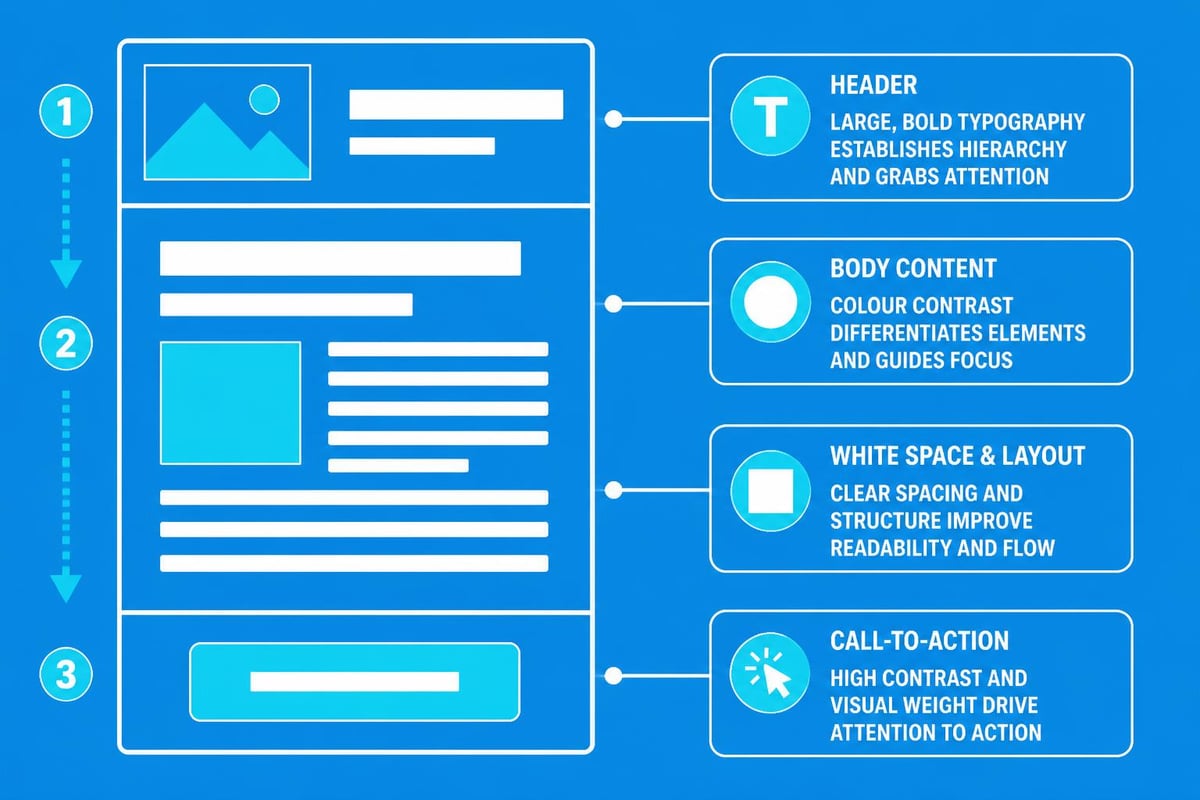 Email design hierarchy