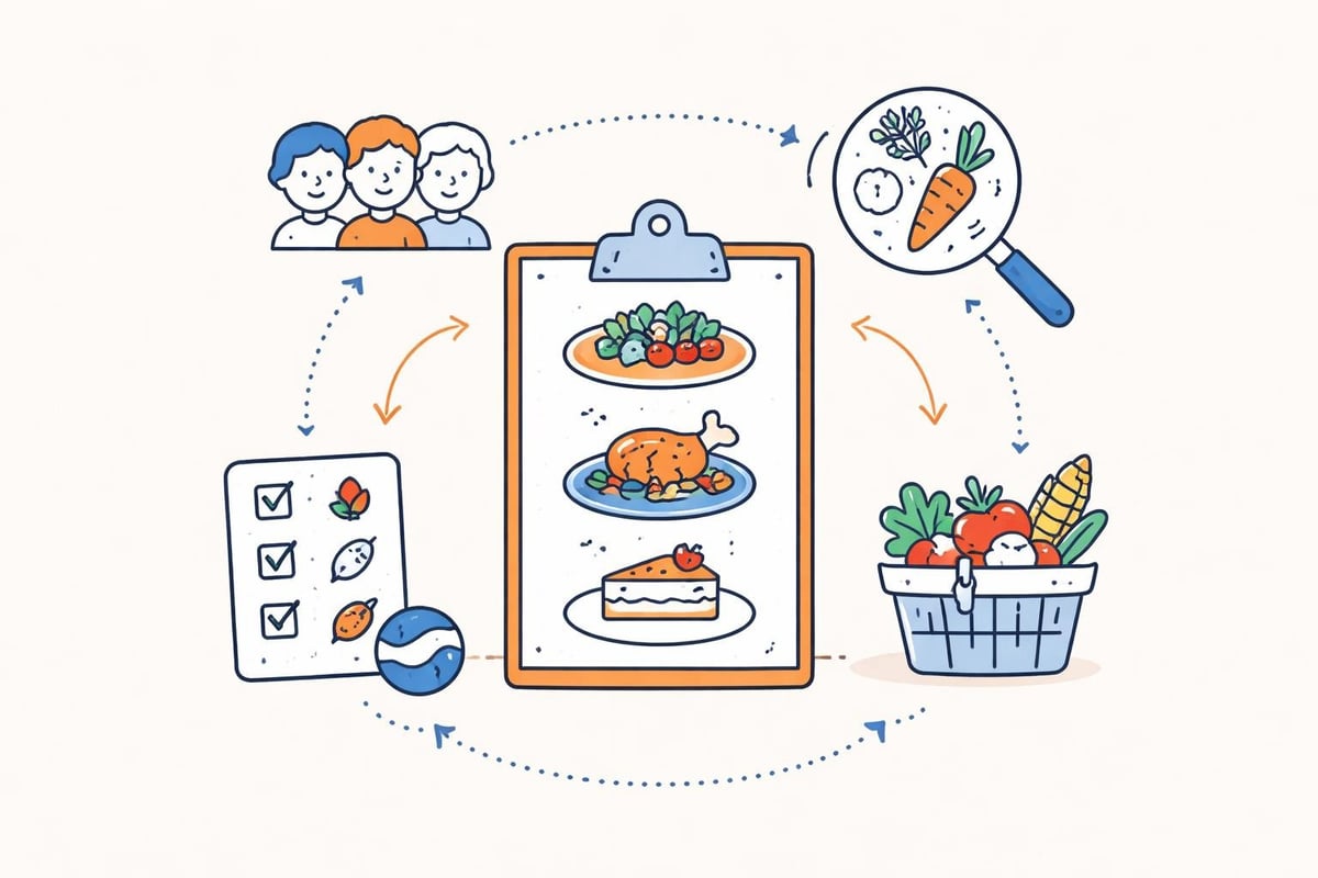 Menüplanung für Teams