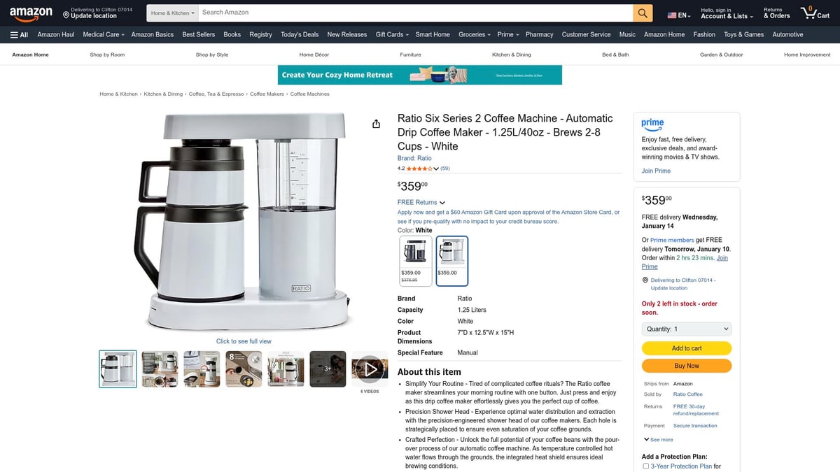 Top 7 Drip Coffee Maker Choices for Perfect Brews in 2026 - Ratio Six Coffee Maker