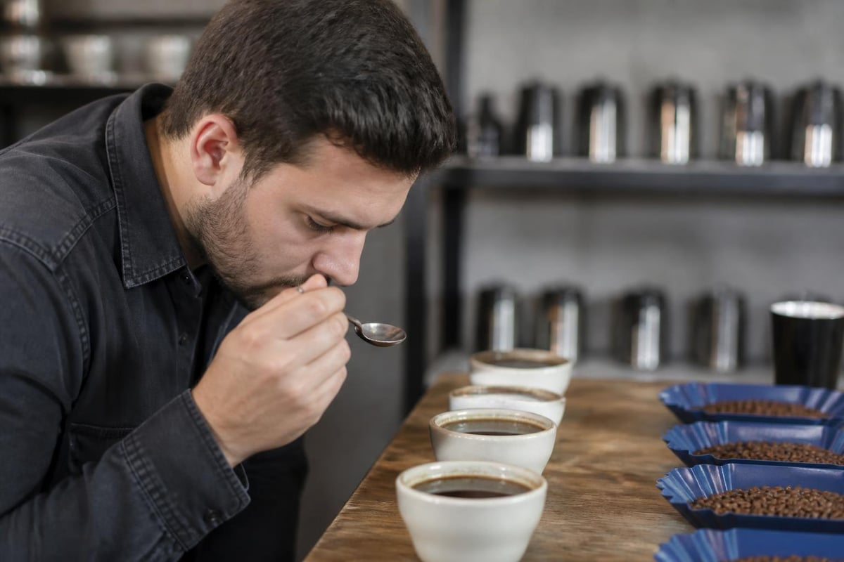 Specialty coffee grading process