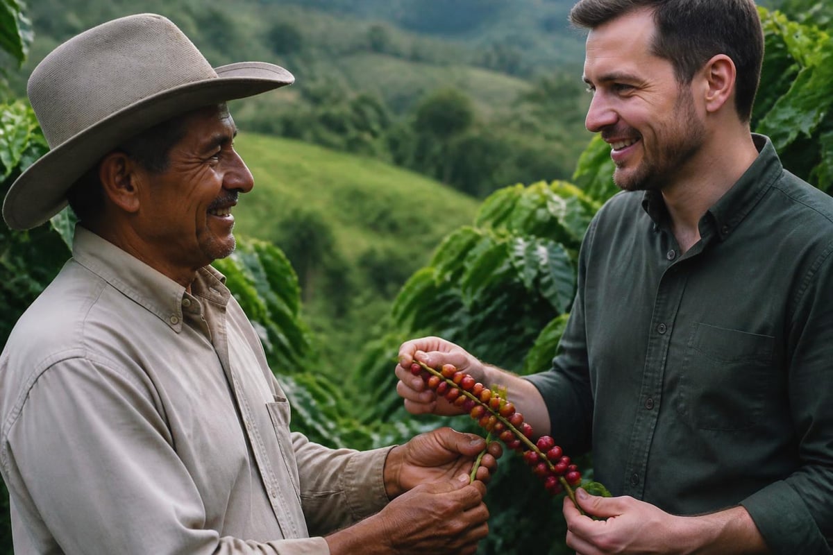 Sustainable coffee supply chain