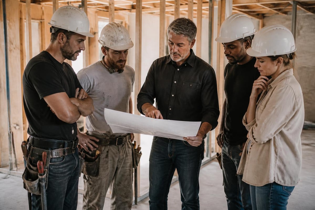 Contractor coordination of trades