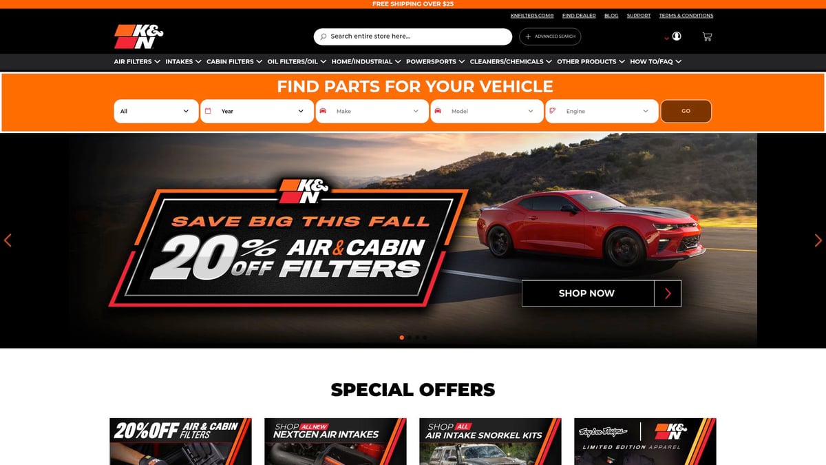 9 Essential Ram 1500 Aftermarket Parts for 2025 Upgrades - 6. K&N Cold Air Intake Kit