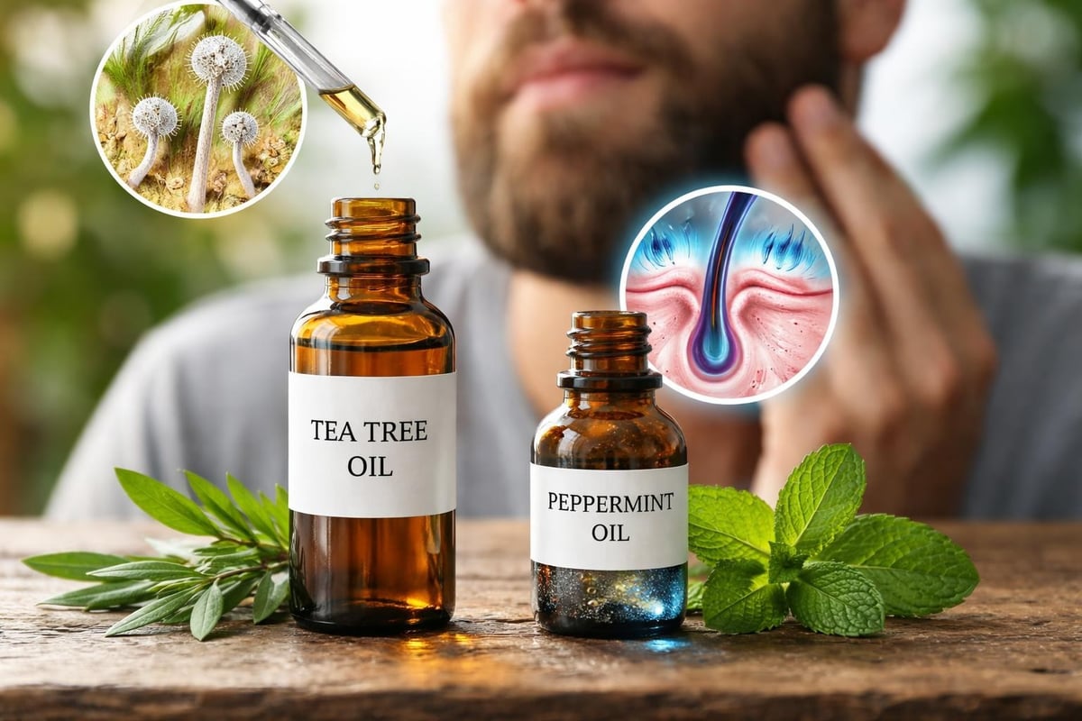 Natural ingredients in beard care
