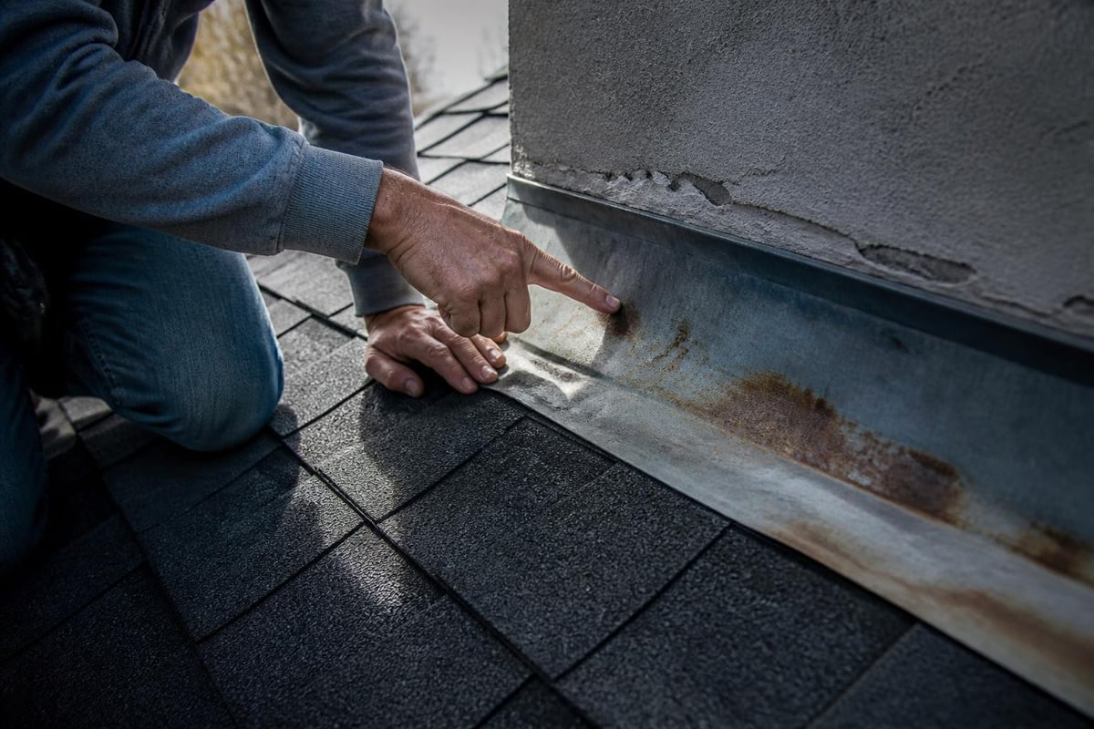 Roof flashing repair methods