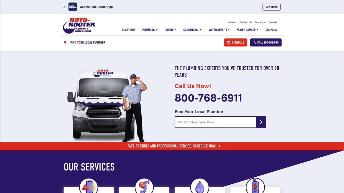 7 Top Dependable Plumbers to Trust in 2025 - Roto-Rooter Plumbing & Water Cleanup