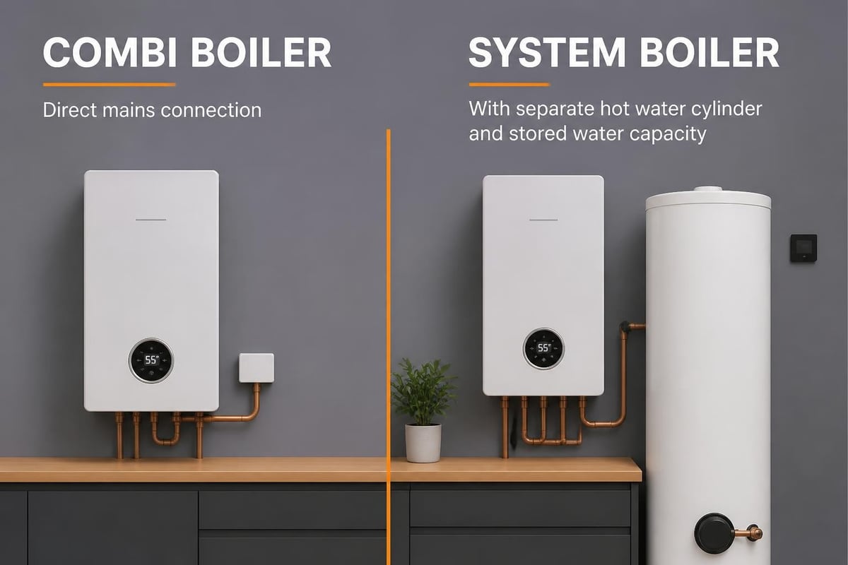 Combi vs system boiler