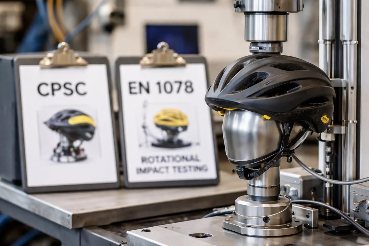 Helmet safety certification standards