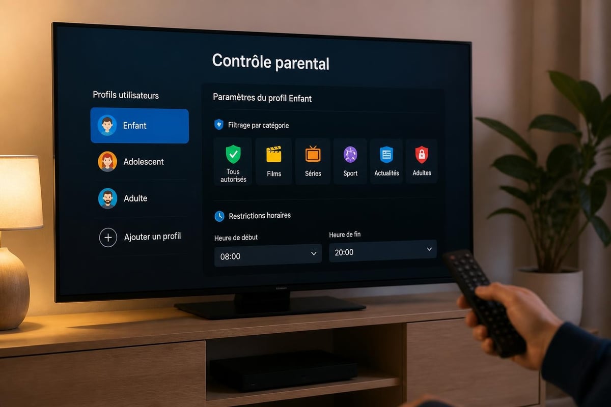 Protection mineurs IPTV