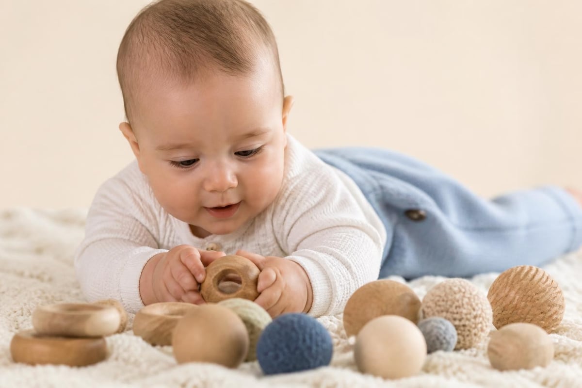 Montessori sensory materials for babies