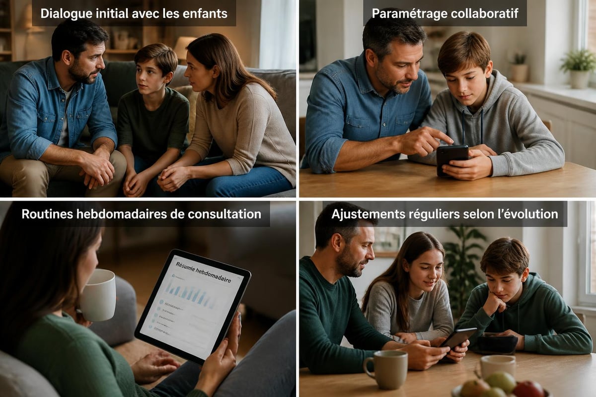 Utilisation parent app