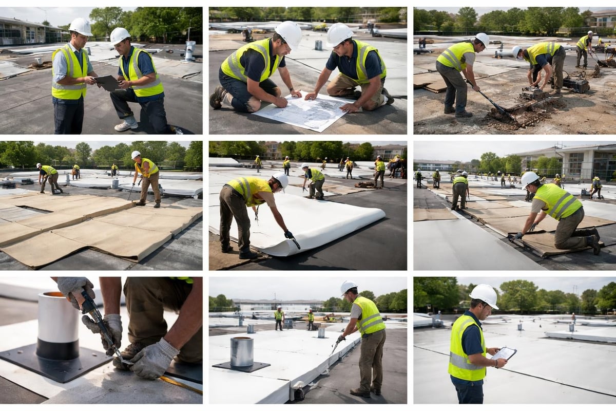 Flat roof installation timeline