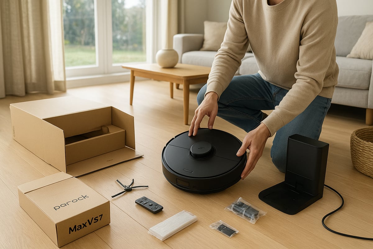 Slik Setter Du Opp Roborock MaxV S7 for Første Gang