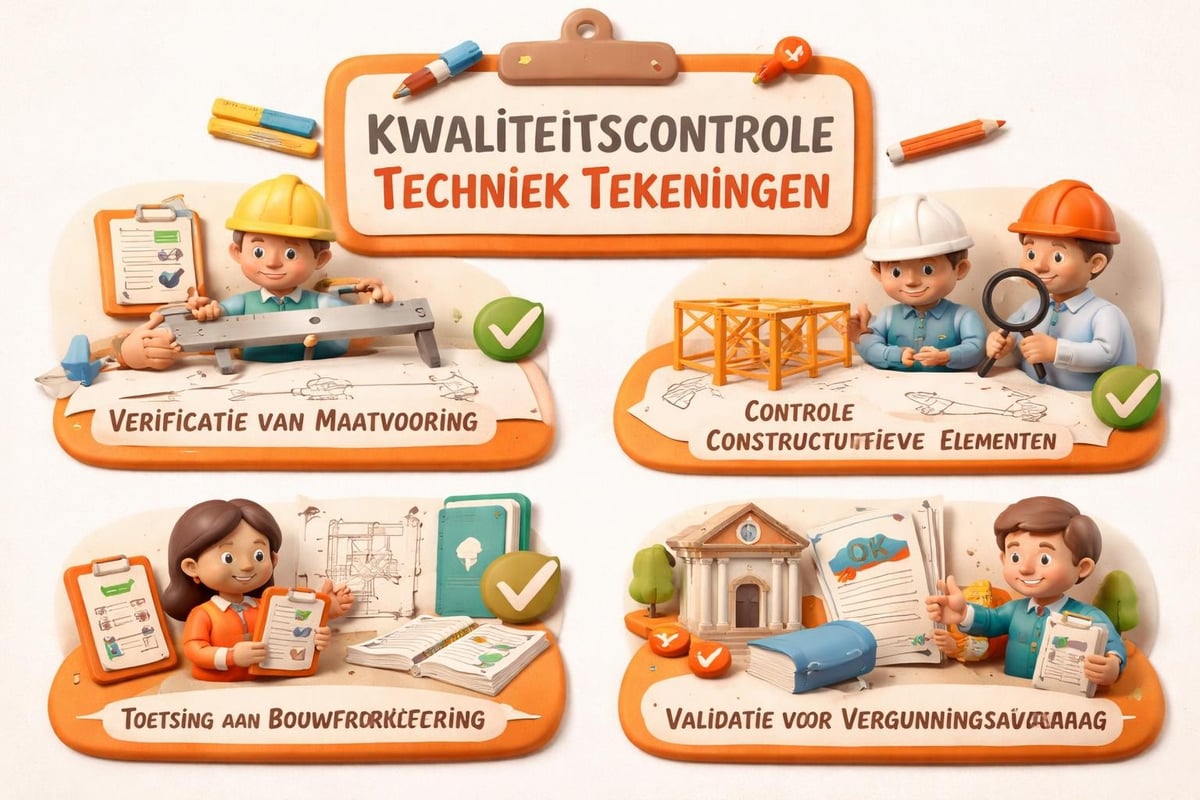 Controle techniek tekening