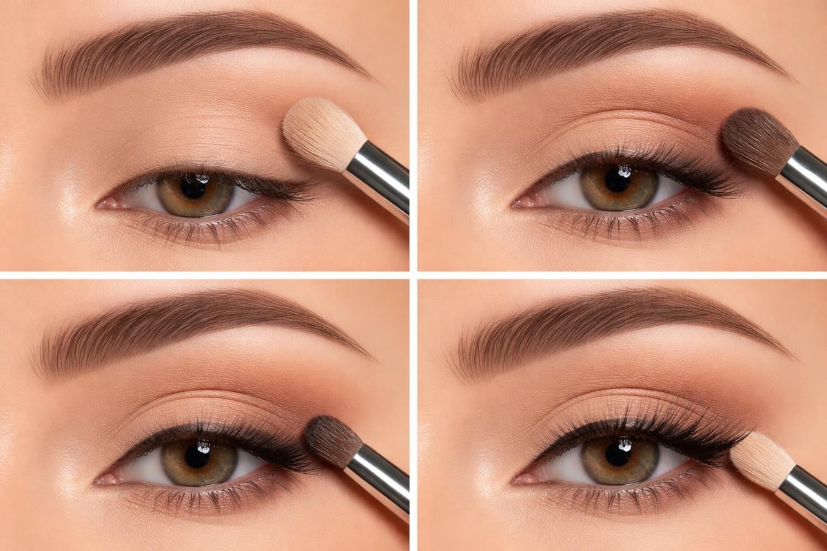 Natural eye makeup techniques