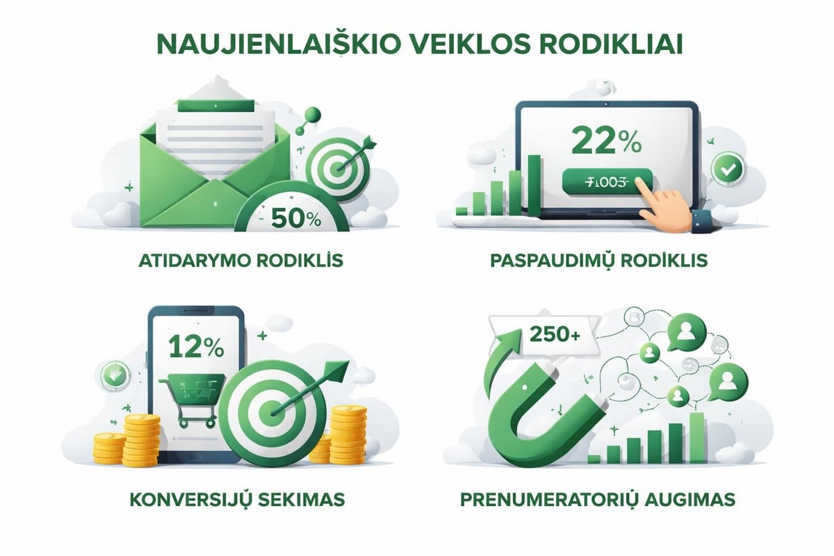Newsletter engagement metrics