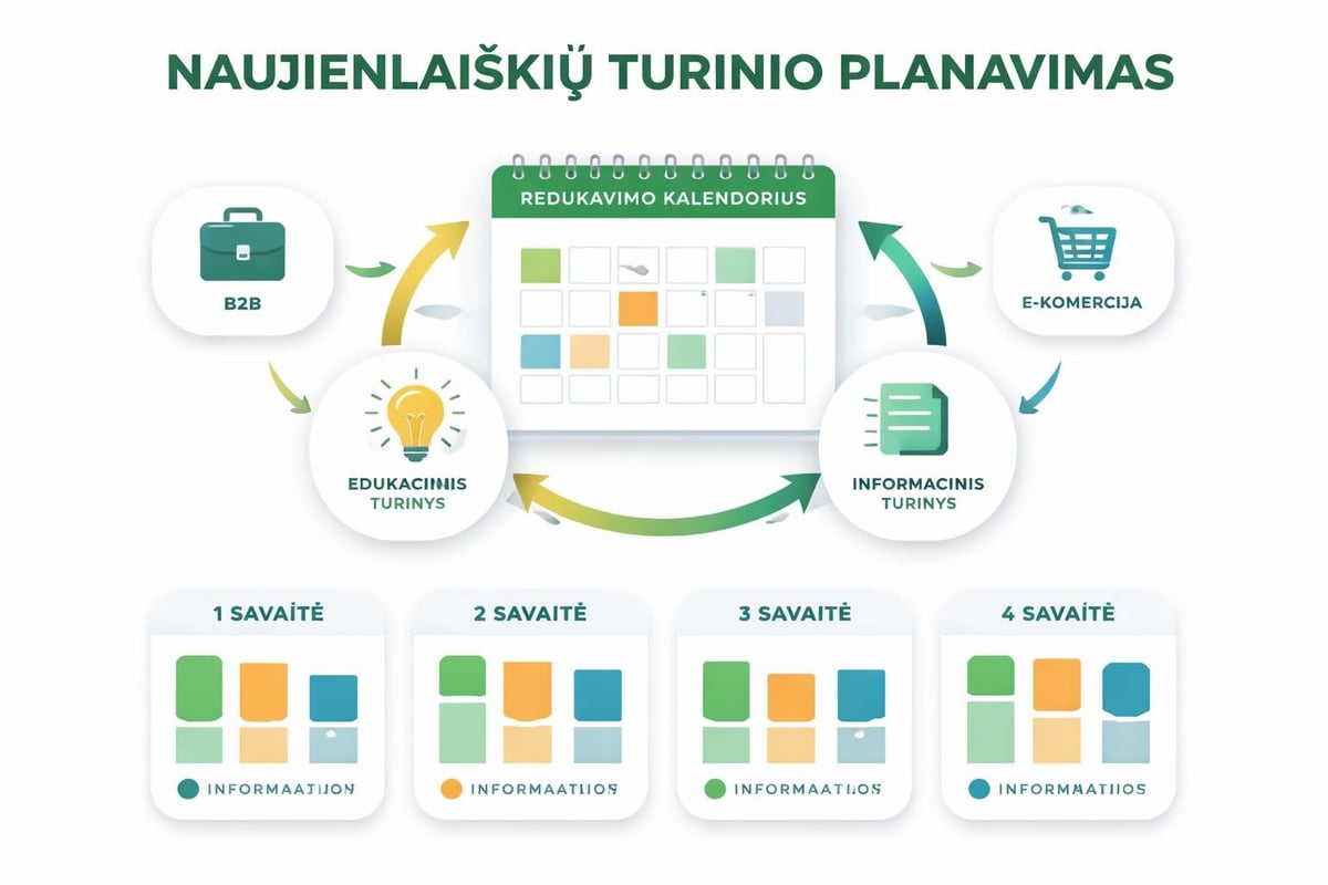 Content calendar planning