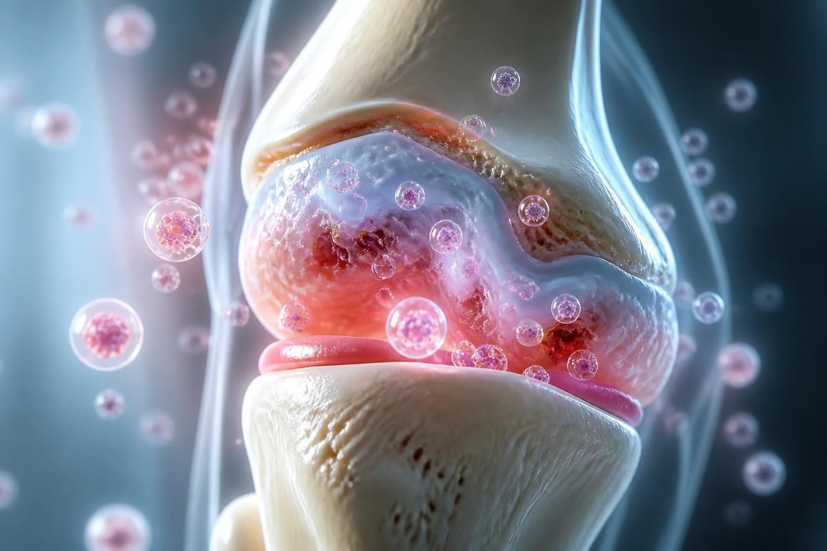 Stem cell therapy treating joint degeneration