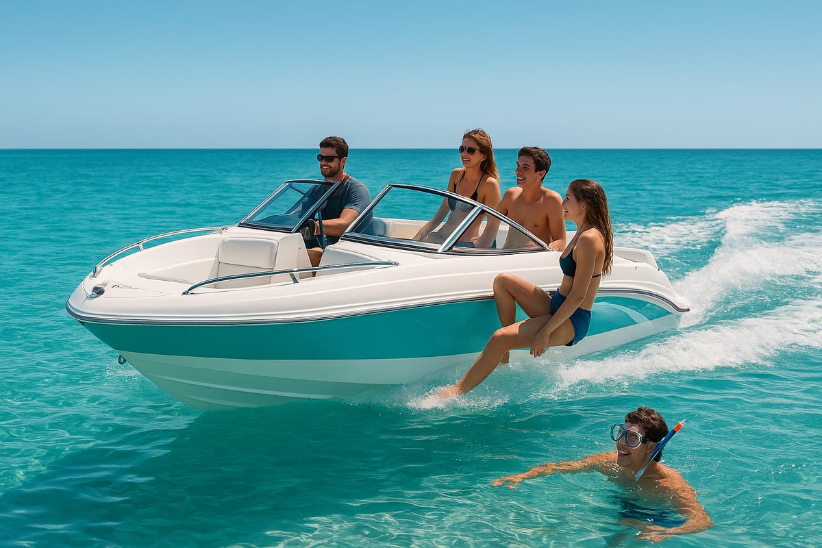 Motos de Agua Benidorm - article de65cb63 ec04 403f ac5 fotografia realista de una lancha moderna navegand 0 lnb276 ¿Por Qué Alquilar una Lancha en 2025?