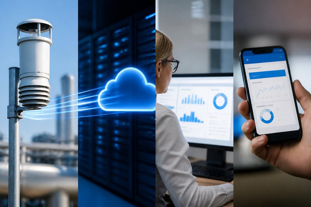 Cloud vape detector system architecture