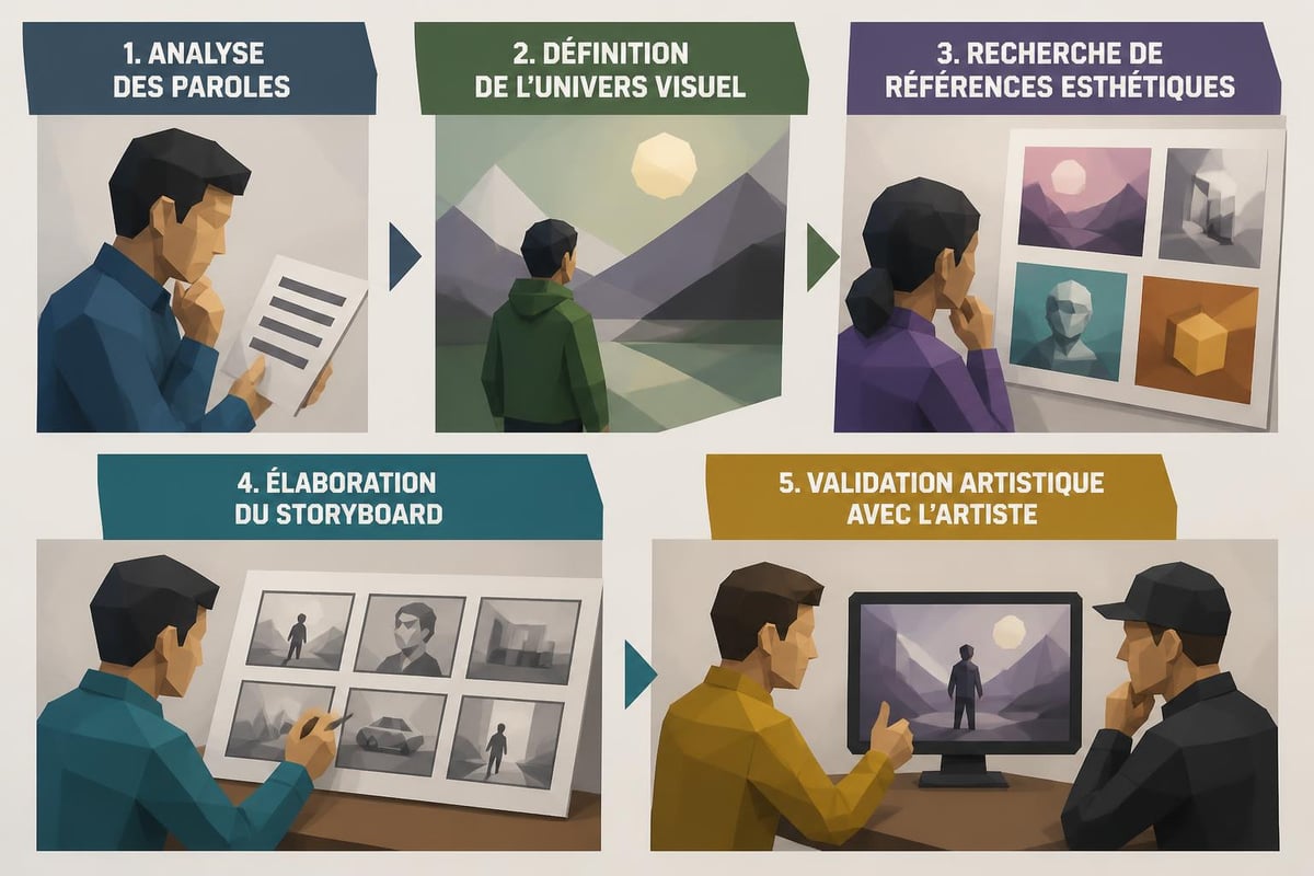 Développement d'un concept créatif pour clip musical