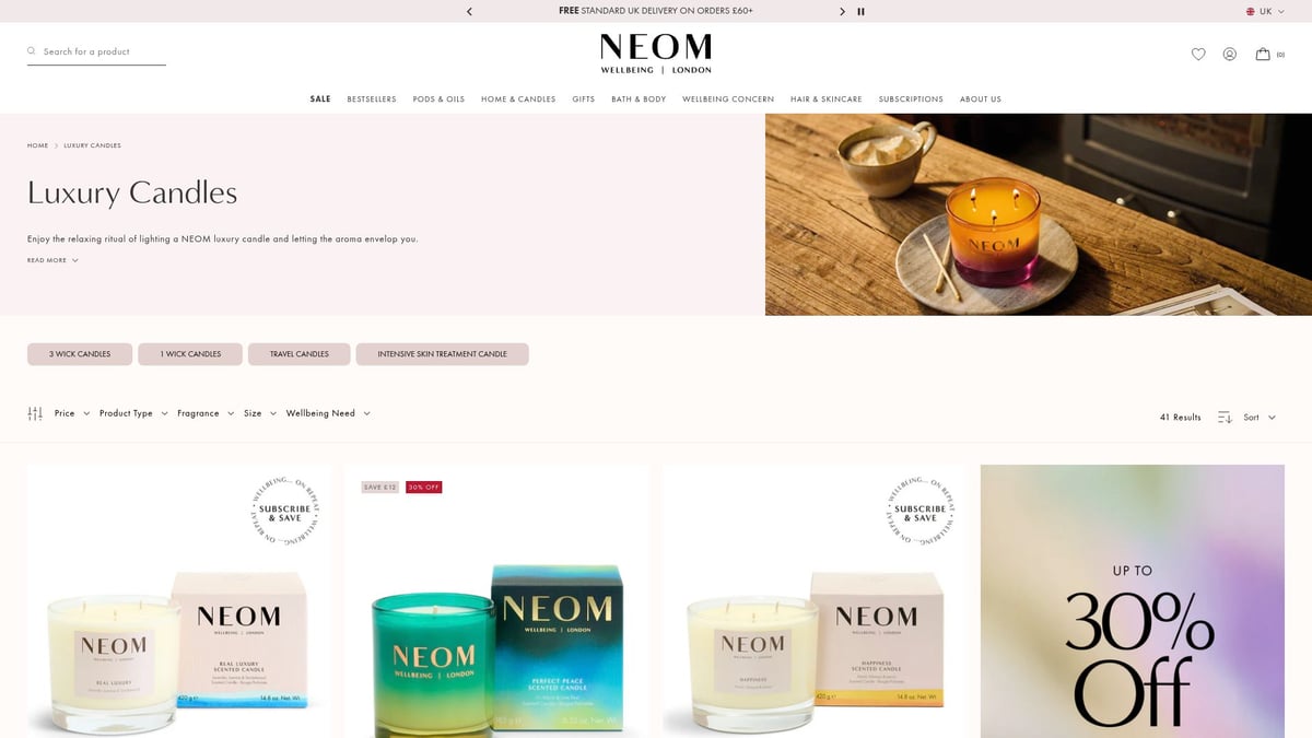 9 Essential Candle Outlets to Brighten Your Home in 2026 - Neom Organics