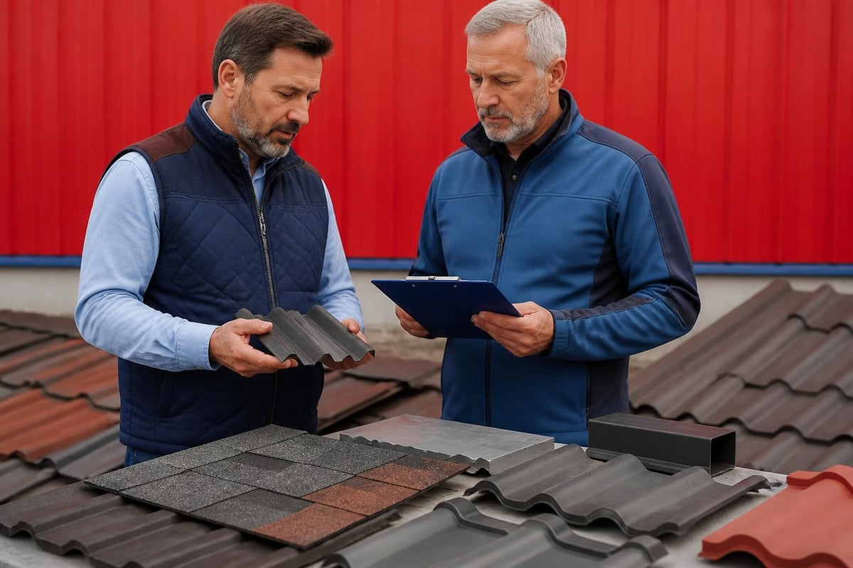 Roofing material quality evaluation