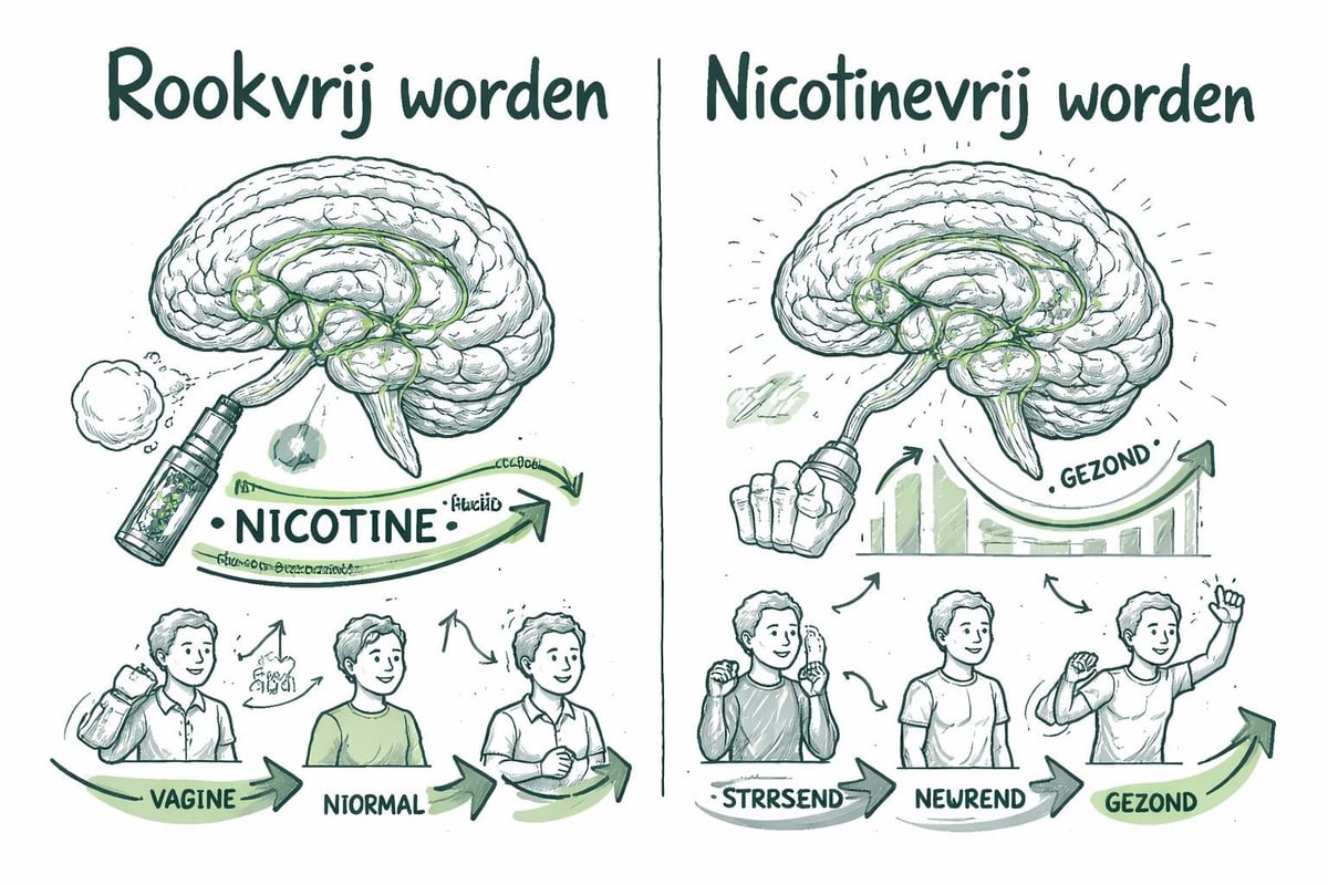 Rookvrij versus nicotinevrij worden