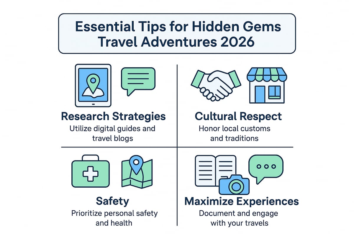 Essential Tips for Exploring Hidden Gem Destinations
