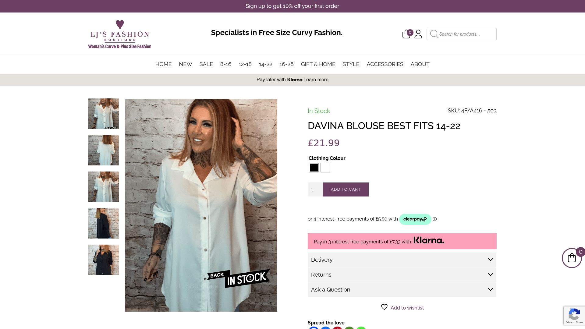 7 Best Plus Size Boutique Tops to Try in 2025 - Davina blouse best fits 14-22 – £21.99