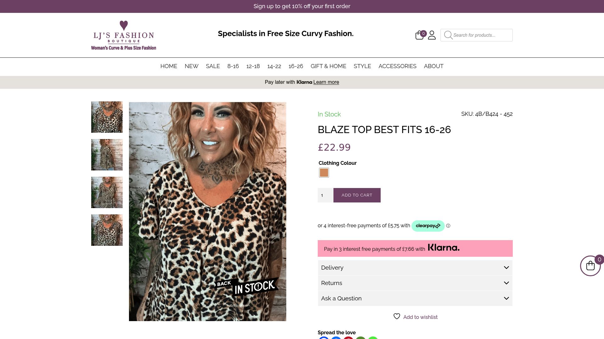 7 Best Plus Size Boutique Tops to Try in 2025 - Blaze top best fits 16-26 – £22.99