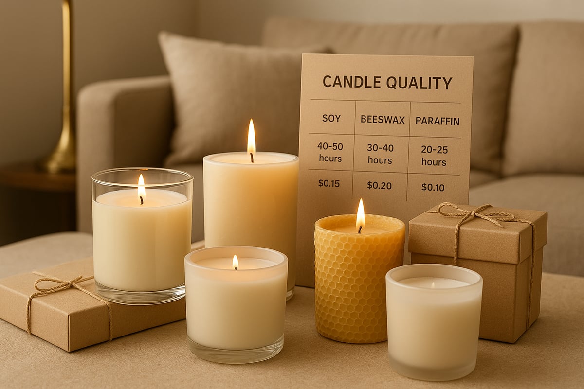 Evaluating Candle Quality, Ingredients & Value for Money