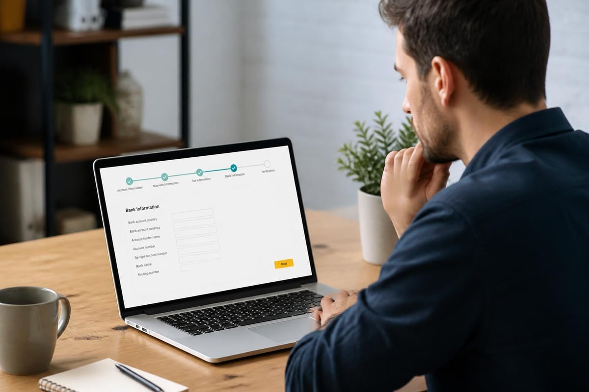 Amazon FBA account setup process