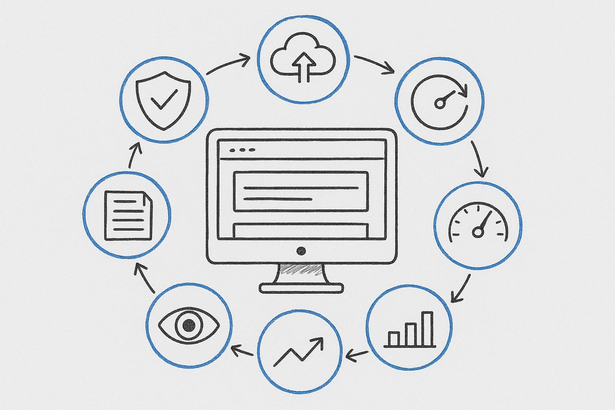 Step-by-Step Website Maintenance Support Workflow