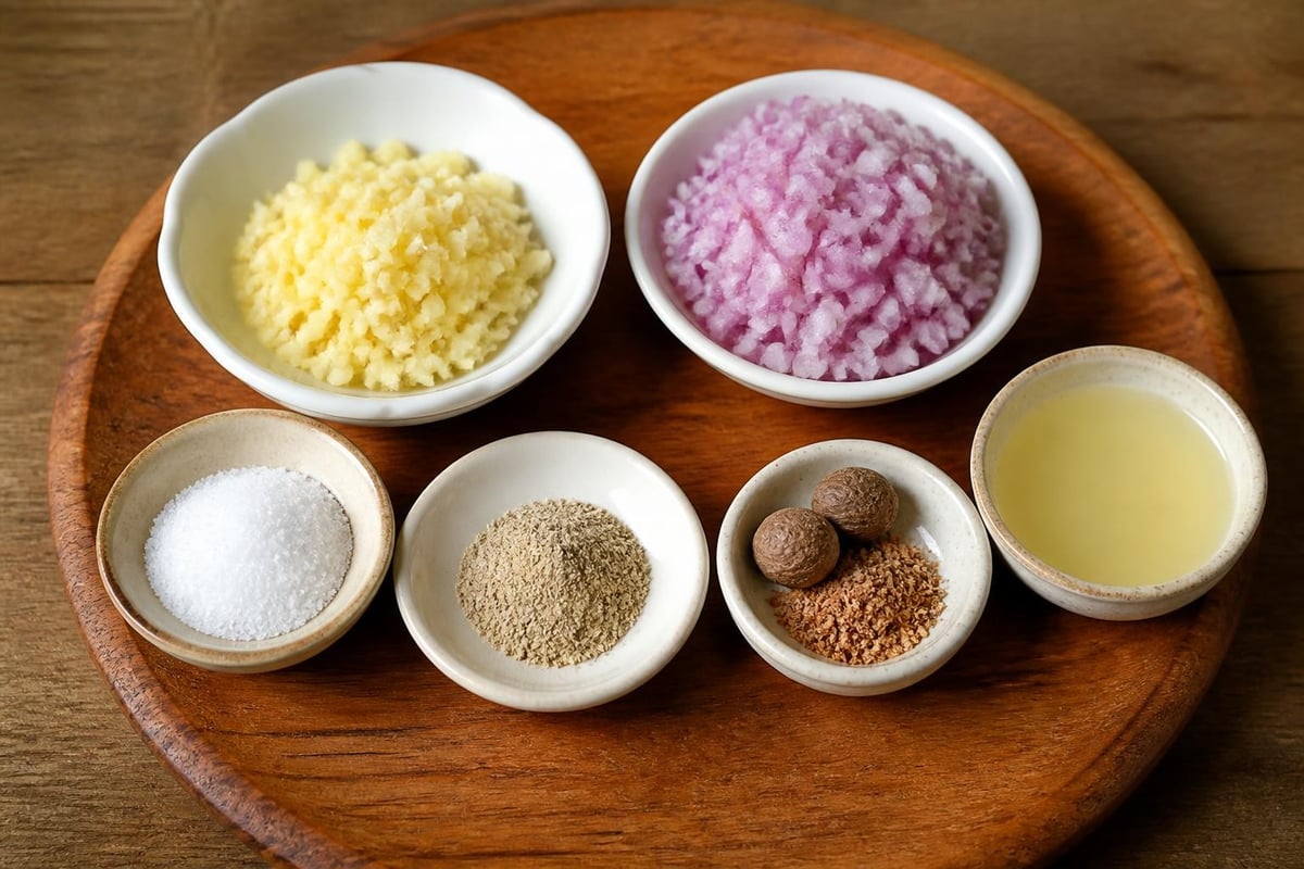 Komposisi bumbu bakso