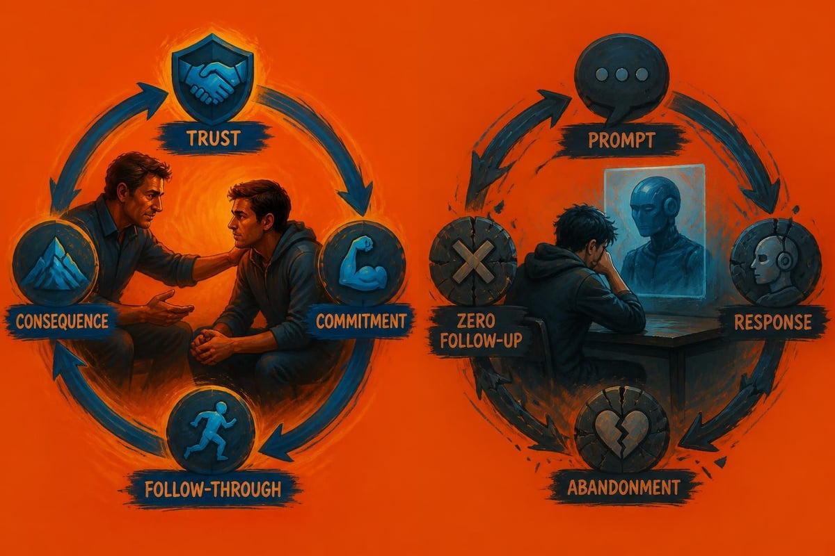Comparison of human versus AI accountability mechanisms