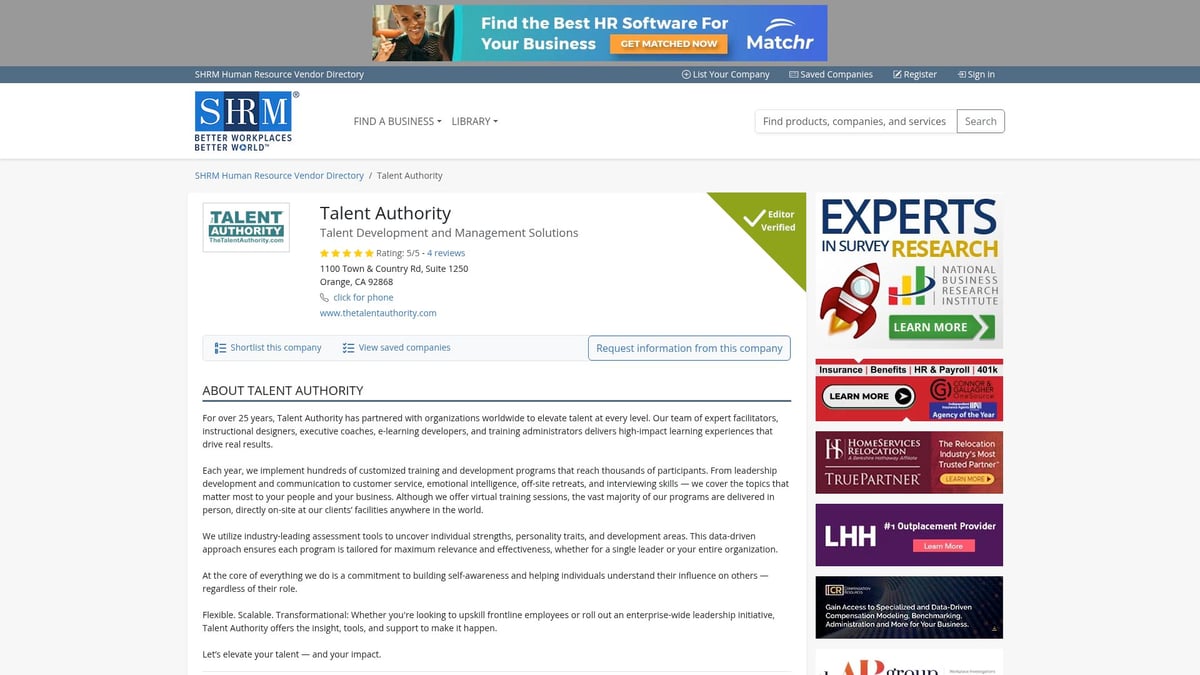 7 Top Executive Coaching Firms to Watch in 2025 - Talent Authority