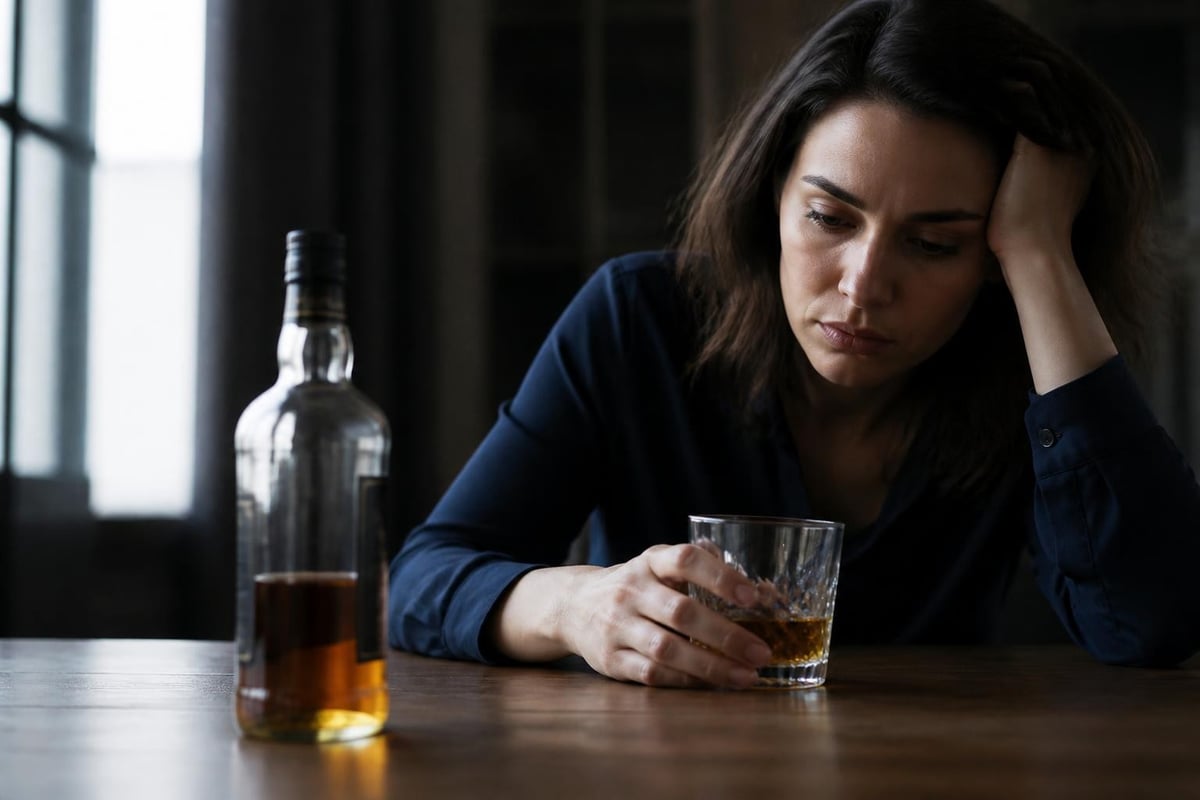 Brain neurotransmitter changes from alcohol