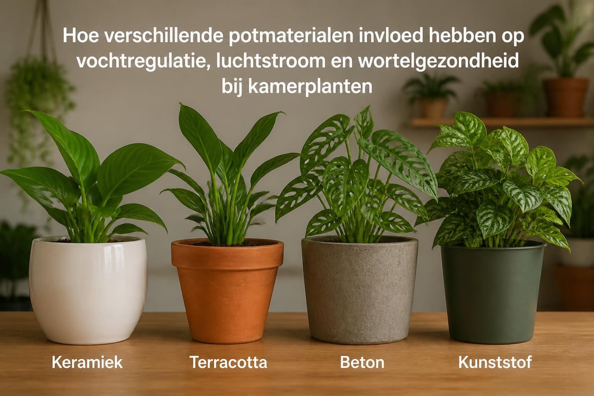 Materiaal vergelijking sierpotten