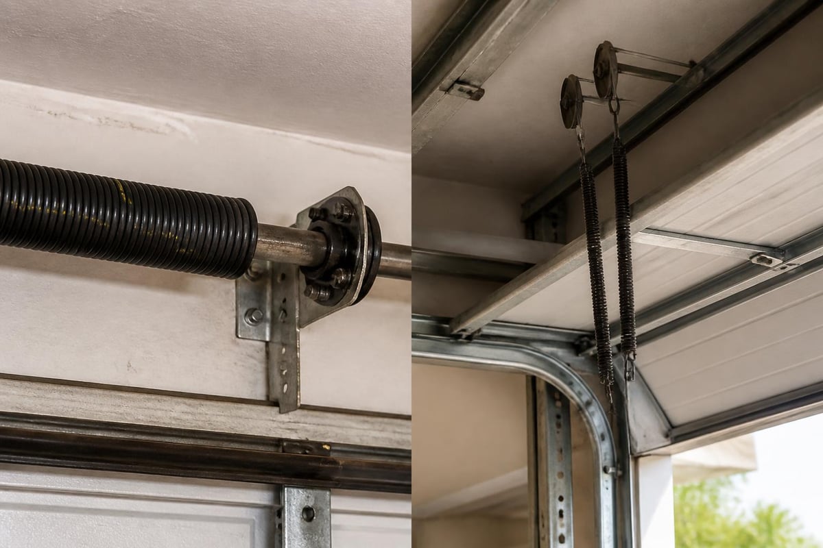 Torsion and extension spring mechanics