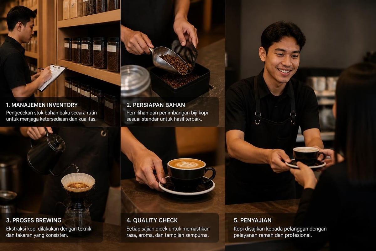 Sistem operasional kedai kopi