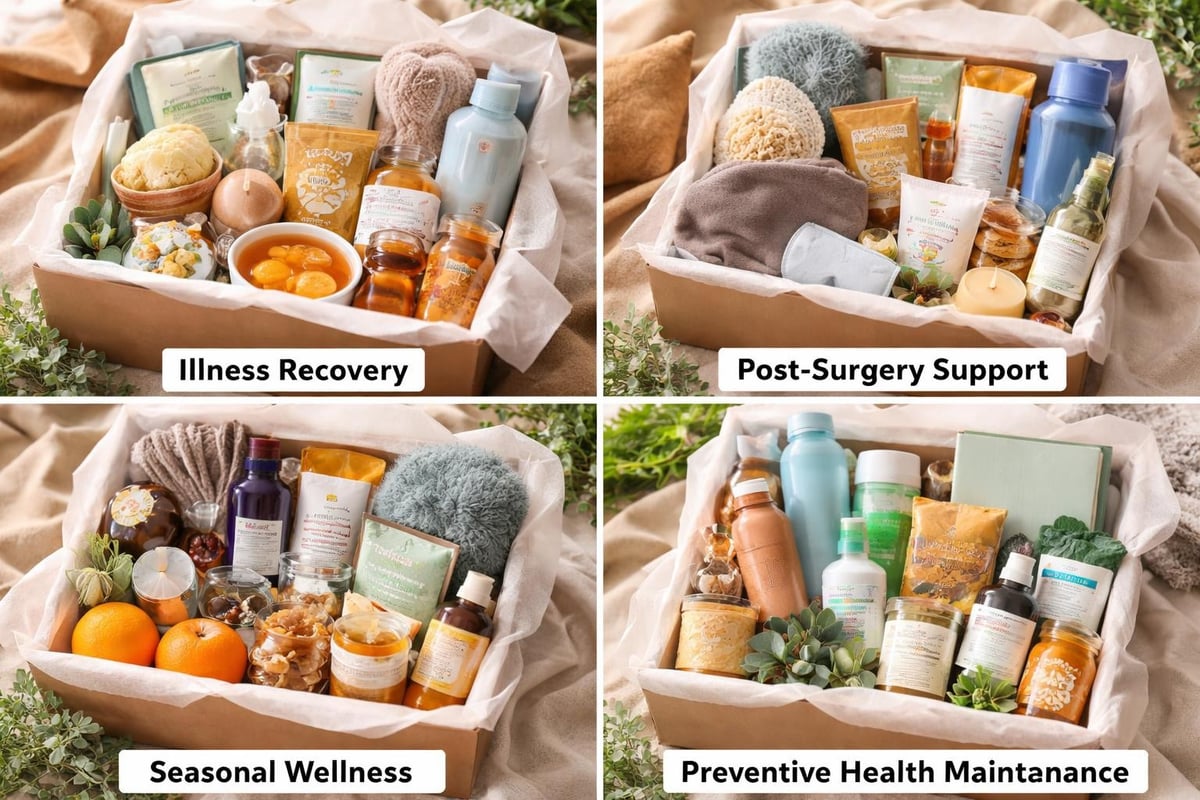 Self care packages for various needs