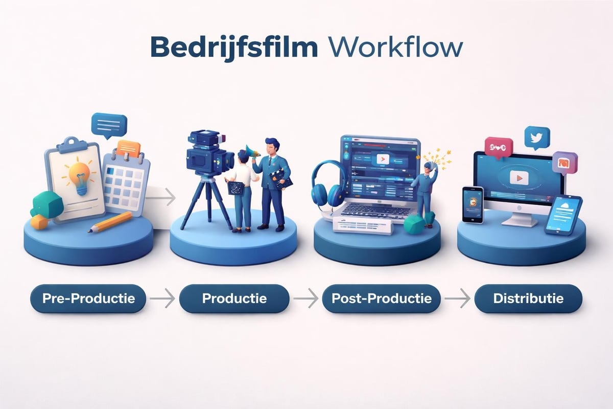 Videoproductie workflow