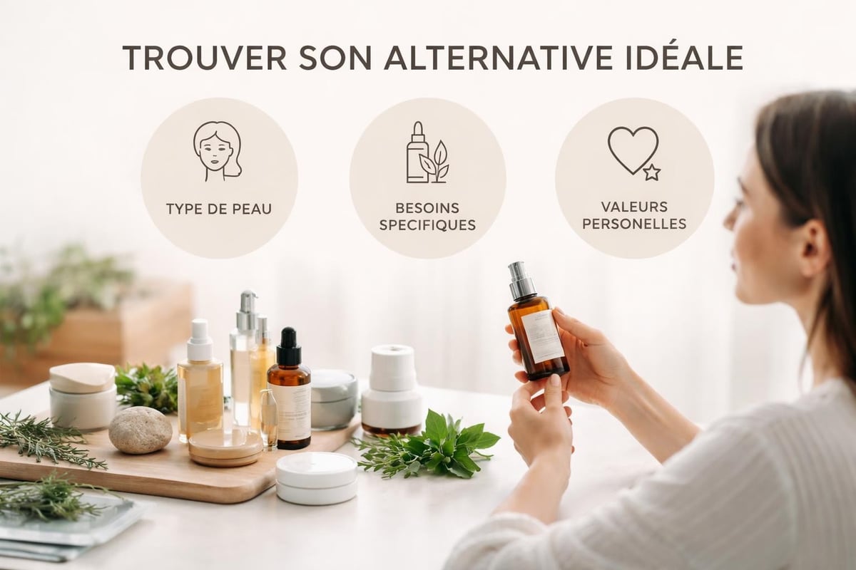Choix personnalisé cosmétiques naturels