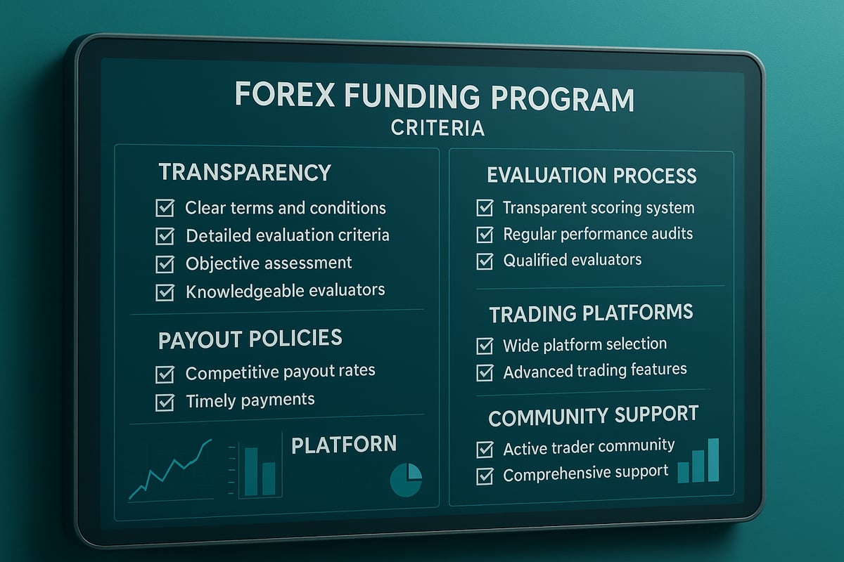 Criteria for Evaluating Forex Funding Programs