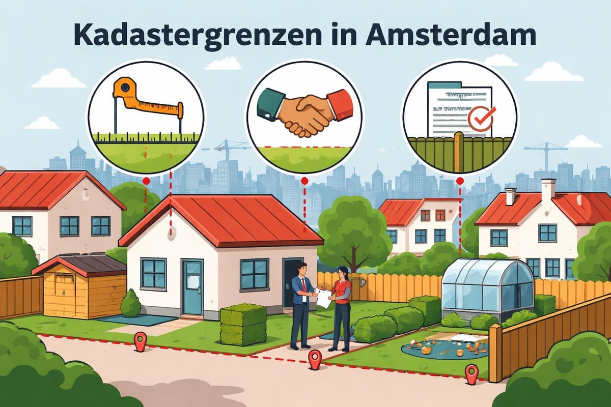 Perceelgrenzen voor verbouwing